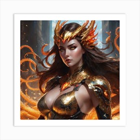 Demon Girlghu Art Print