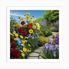 Garden Path 2 Art Print