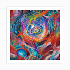 Abstract Painting 48 Art Print