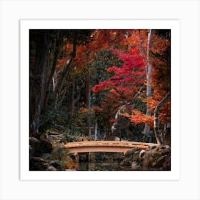 Autumn In Kyoto 1 Art Print