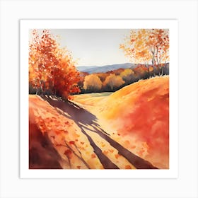 Autumn Shadows Art Print