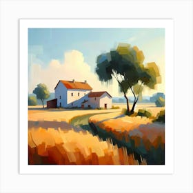 Landscape Painting 132 Art Print