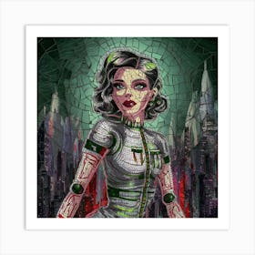 Sci-Fi Girl 1 Art Print