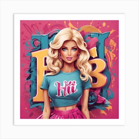 Barbie 2 Art Print