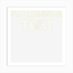 Tori Personalized Name Shirt Tori First Name Art Print