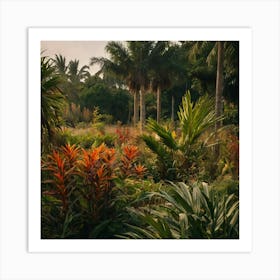 Tropical Garden Art Print