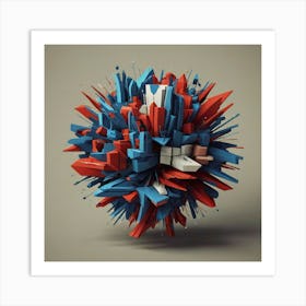 Abstract 3d Art Art Print