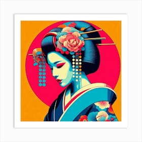 Japan Geisha Visual 7 Art Print