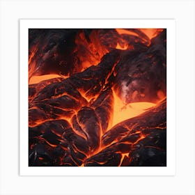 Lava liquid 1 Art Print