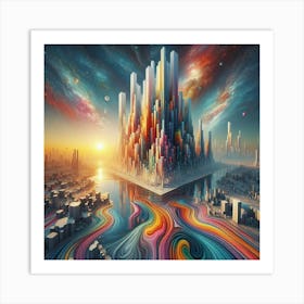 Cityscape 1 Art Print