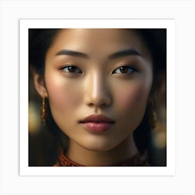 Asian Beauty Art Print