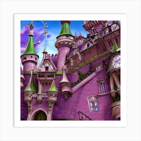 Disney Castle 2 Art Print