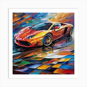 Lamborghini 68 Art Print