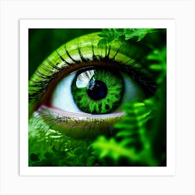 Green Eye 5 Art Print