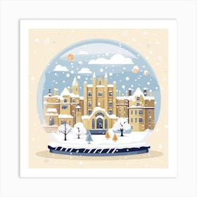 Cambridge United Kingdom 1 Snowglobe Art Print