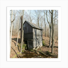 Old Mill In The Woods Art Print