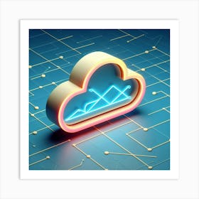 Cloud Computing Stock Videos & Royalty-Free Footage Art Print