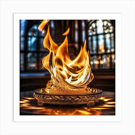 Flames Of Fire Art Print