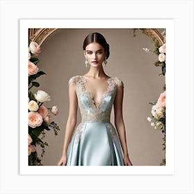 Fairytale Wedding Dress Art Print