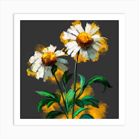 Helenium Flowers 3 Art Print