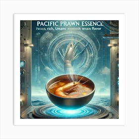 Pacific Prawn Essence Scifi Art Print