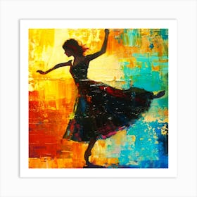 Dancing On The Edge - Dance Floor Art Print