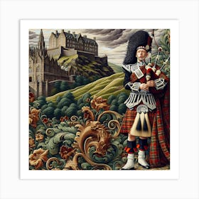 Edinburgh Castle   Art Print