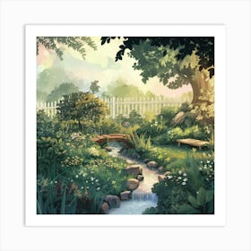 Fairy Garden 5 Art Print
