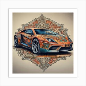 Lamborghini 242 Art Print