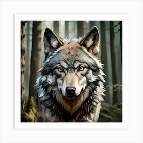 Eyes of the Forest Art Print