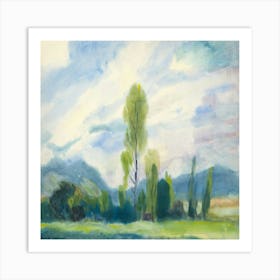 Landscape With Trees 8 Art Print