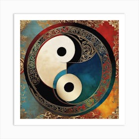 Yin Yang Symbol 1 Art Print