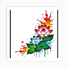 Lotus Flower 110 Art Print