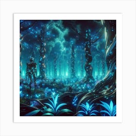 Forest Of Light Art Print