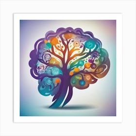 Roots of my mind Art Print