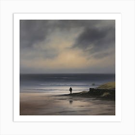 Solo shoreline Art Print