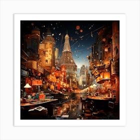 Cityscape Art Print