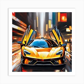 Mclaren Gt1 10 Art Print