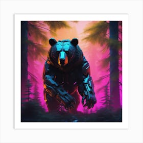 Bear In The Forest 22 Art Print