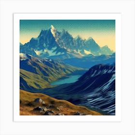 Alpine Serenity 8 1 Art Print