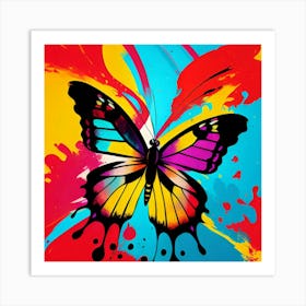 Butterfly Painting 159 Art Print