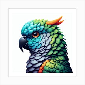 Parrot of Laurie 3 Art Print