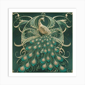 Peacock 46 Art Print