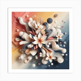 Flowers 19 Art Print