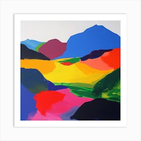 Abstract Travel Collection Afghanistan 5 Art Print