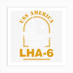 Lha 6 Uss America Art Print