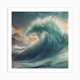 Abstract Wave 2 Art Print