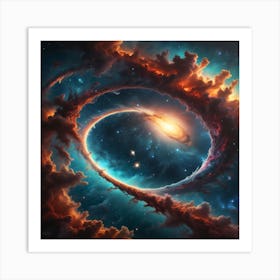 Galaxy In Space Art Print