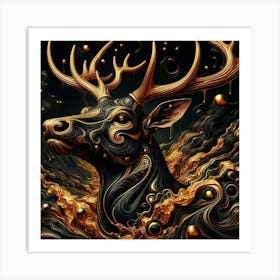 Deer Art 2 Art Print