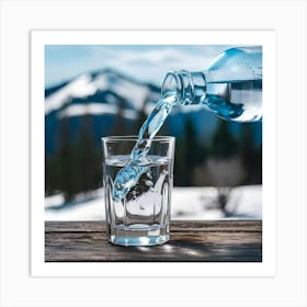 Glass Of Water Art Print